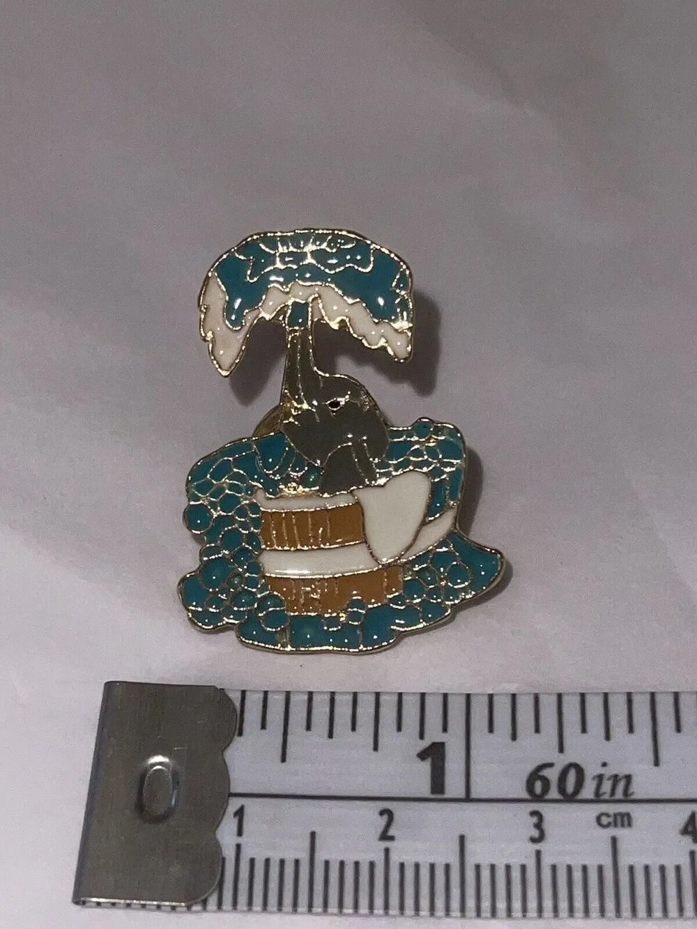 Baby Elephant Pin Brooch